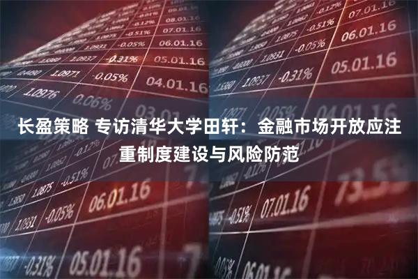 长盈策略 专访清华大学田轩：金融市场开放应注重制度建设与风险防范