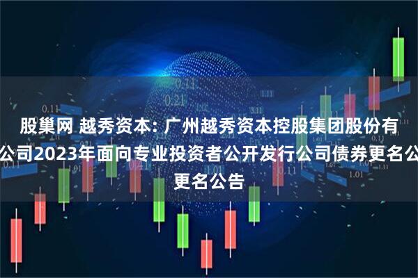 股巢网 越秀资本: 广州越秀资本控股集团股份有限公司2023年面向专业投资者公开发行公司债券更名公告
